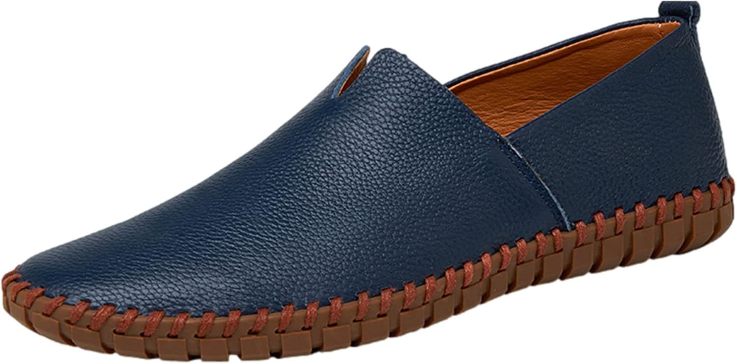 Мужские лоферы из натуральной кожи, мягкая подошва ручной работы, летние слипоны с вырезами для повседневной и автомобильной езды Jamron, темно-синий
Мужские лоферы из натуральной кожи, мягкая подошва ручной работы, летние слипоны с вырезами для повседневной и автомобильной езды Jamron, темно-синий