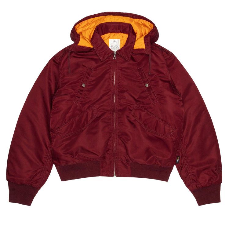 Бомбер Stussy Flight Bomber, Burgundy
Бомбер Stussy Flight Bomber, Burgundy