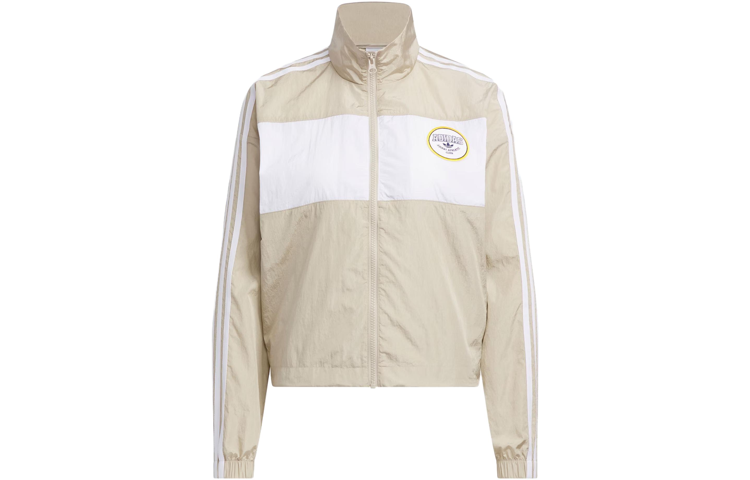 Adidas Originals Американская винтажная куртка в стиле преппи с воротником стойка женская бежево-коричневая, Beige Umber
Adidas Originals Американская винтажная куртка в стиле преппи с воротником стойка женская бежево-коричневая, Beige Umber