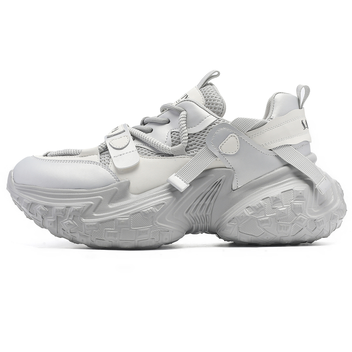 SAFIYA Амортизирующие массивные кроссовки унисекс с низким верхом серебристые, цвет Silver
SAFIYA Амортизирующие массивные кроссовки унисекс с низким верхом серебристые, цвет Silver