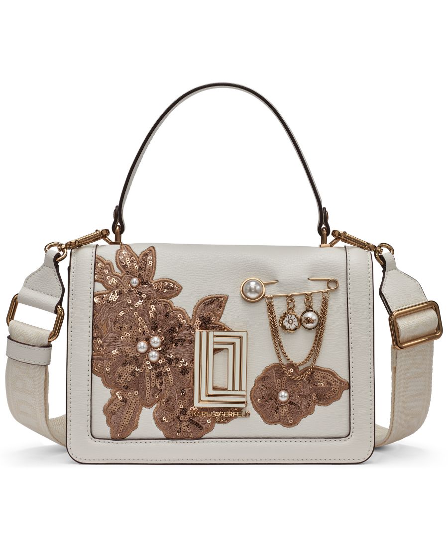 Сумка через плечо Simone Small Flap Crossbody Bag KARL LAGERFELD PARIS, Winter White
Сумка через плечо Simone Small Flap Crossbody Bag KARL LAGERFELD PARIS, Winter White