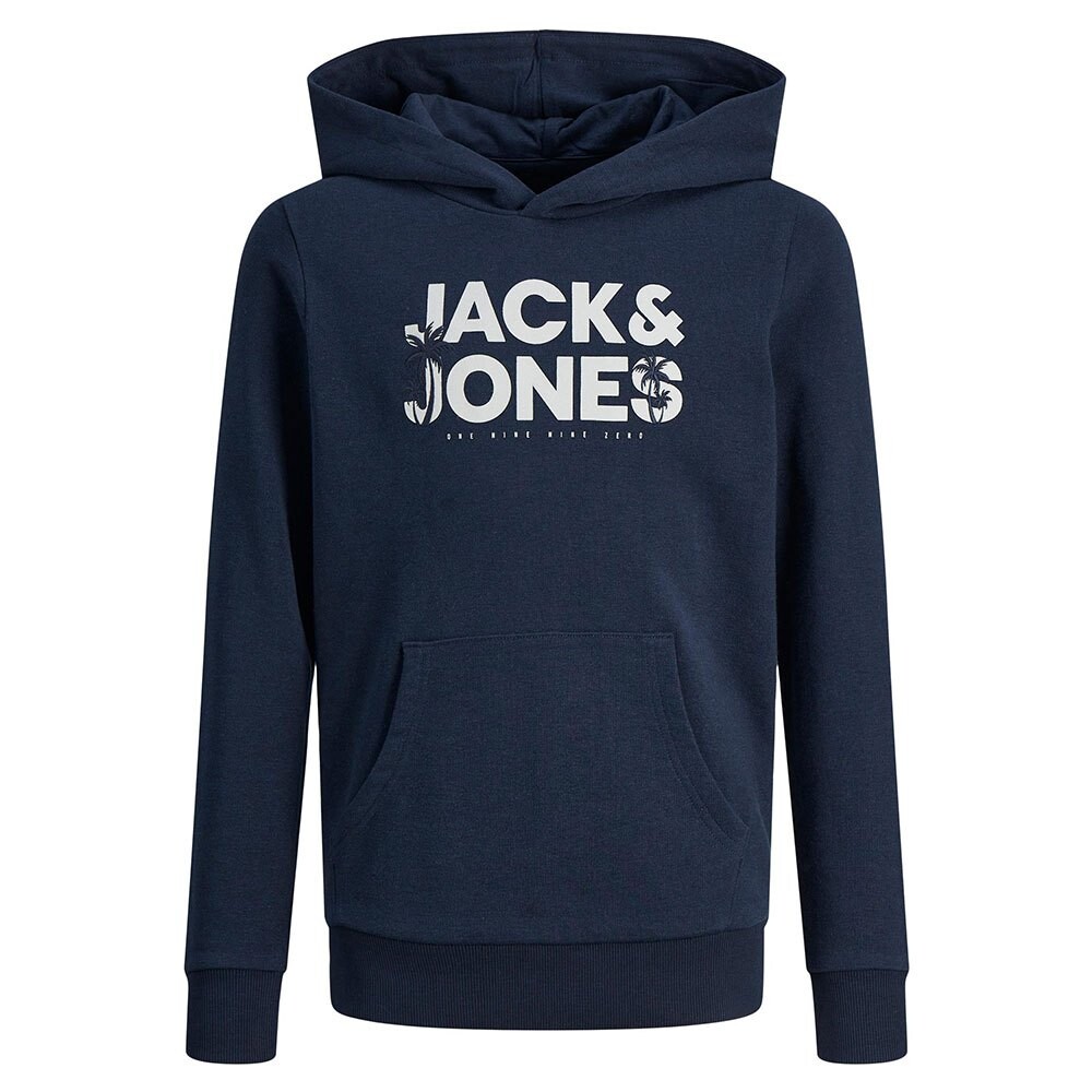 Худи Jack & Jones Embro Palm, синий 
Худи Jack & Jones Embro Palm, синий