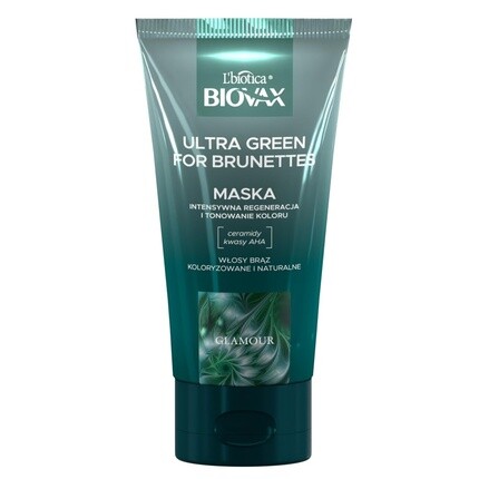 L'biotica Biovax Glamour Ultra Green Маска для волос для брюнеток 150 мл
L'biotica Biovax Glamour Ultra Green Маска для волос для брюнеток 150 мл