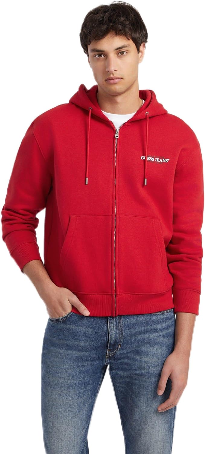GUESS мужская худи American Tradition на молнии, Rugby Red
GUESS мужская худи American Tradition на молнии, Rugby Red