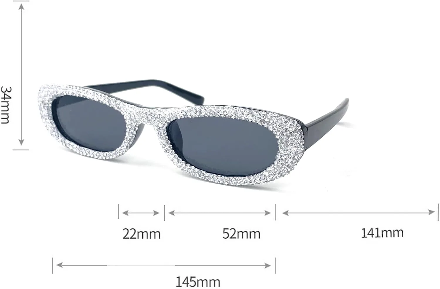 Удлинённые узкие солнцезащитные очки «кошачий глаз» для женщин, овальные солнцезащитные очки с стразами в стиле 90-х, модные маленькие очки с бриллиантами mincl, Pink
Удлинённые узкие солнцезащитные очки «кошачий глаз» для женщин, овальные солнцезащитные очки с стразами в стиле 90-х, модные маленькие очки с бриллиантами mincl, Pink