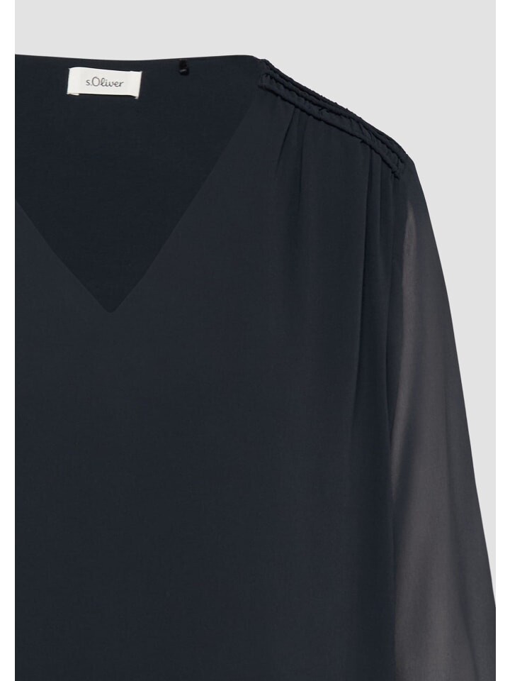 Блуза s.Oliver BLACK LABEL Bluse 3/4 Arm, синий
Блуза s.Oliver BLACK LABEL Bluse 3/4 Arm, синий