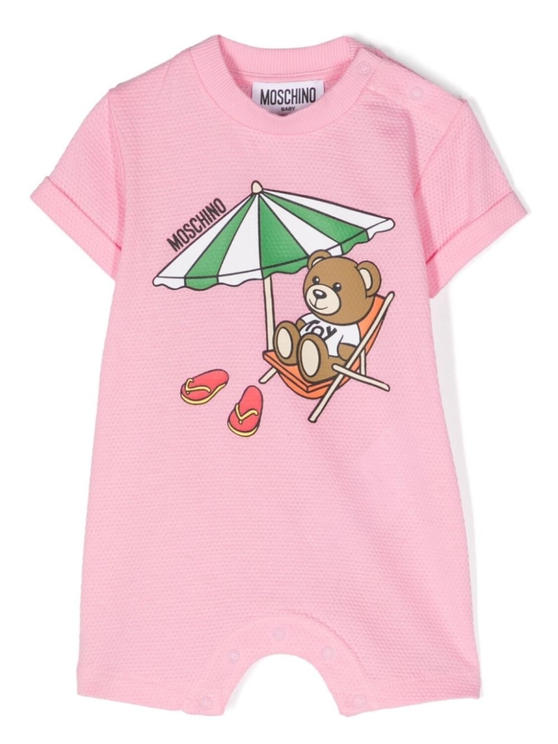 Moschino Kids ромпер Teddy Bear, розовый
Moschino Kids ромпер Teddy Bear, розовый