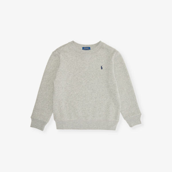 Свитшот из хлопкового трикотажа с вышитым логотипом для мальчиков Polo Ralph Lauren, серый
Свитшот из хлопкового трикотажа с вышитым логотипом для мальчиков Polo Ralph Lauren, серый