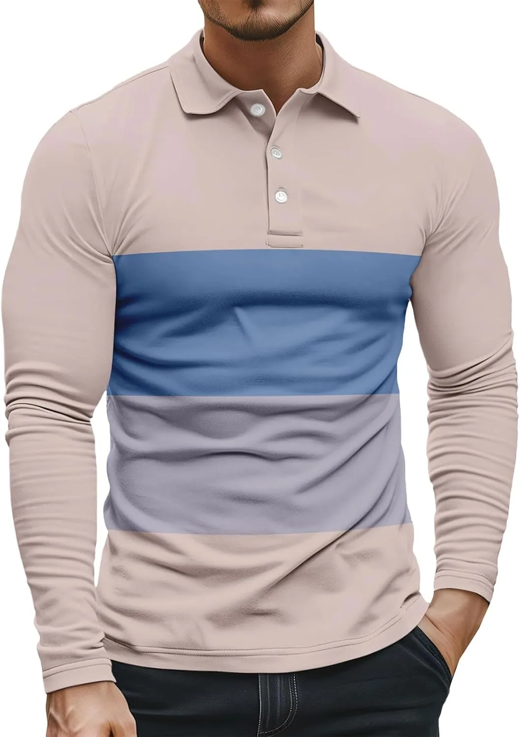 Мужская поло для гольфа с длинным рукавом, легкая летняя
Мужская поло для гольфа с длинным рукавом, легкая летняя