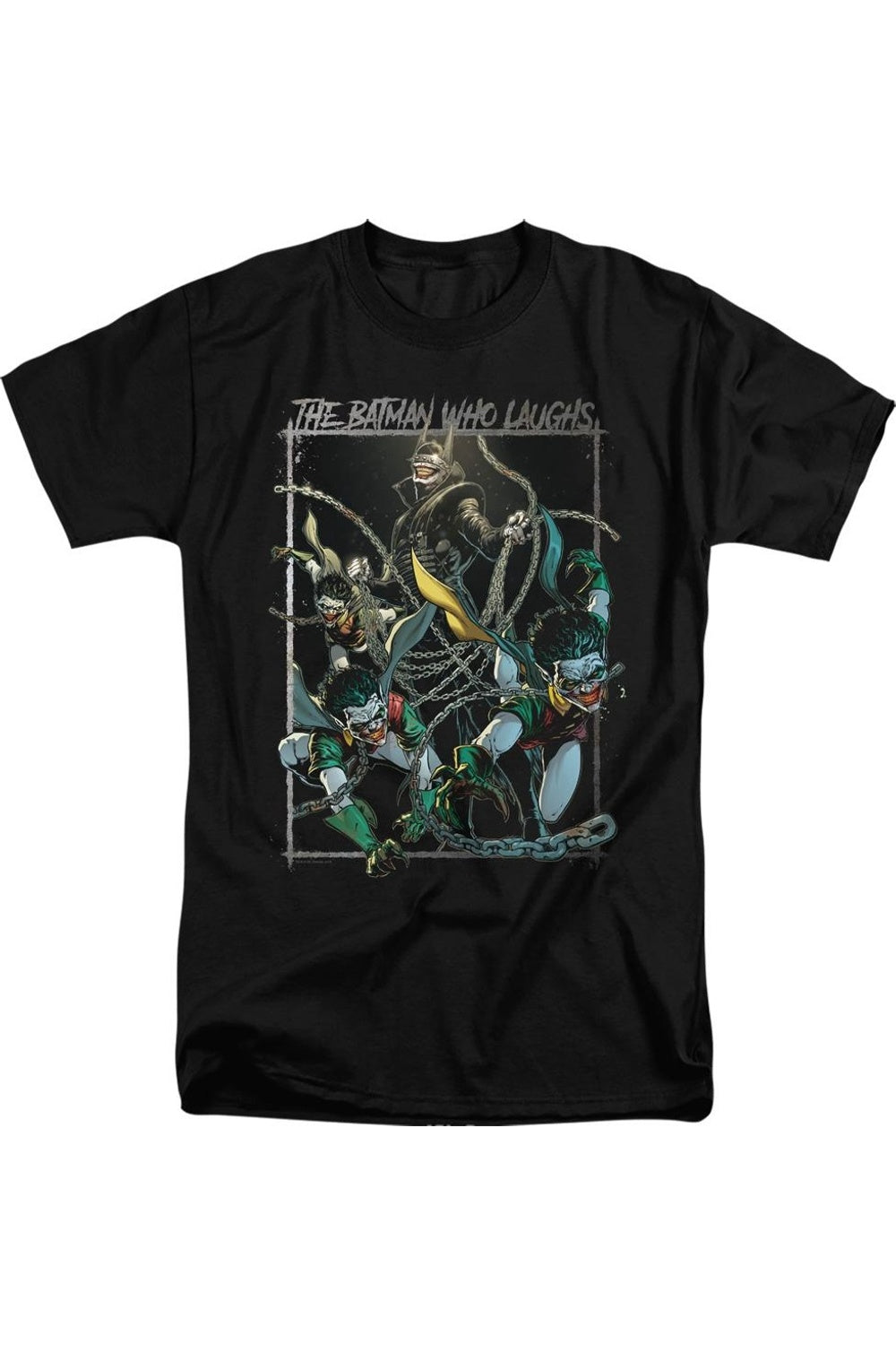 Футболка с коротким рукавом для взрослых с надписью «Бэтмен, который смеется» Gildan, черный
Футболка с коротким рукавом для взрослых с надписью «Бэтмен, который смеется» Gildan, черный