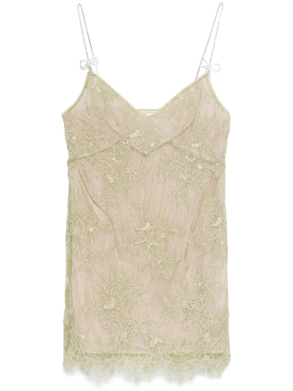 Blumarine платье мини с кружевом, зеленый
Blumarine платье мини с кружевом, зеленый