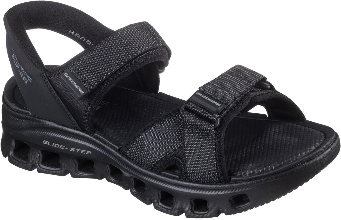 Мужские сандалии Skechers Glide-step Pro Salvo с легким надеванием без использования рук, черный
Мужские сандалии Skechers Glide-step Pro Salvo с легким надеванием без использования рук, черный