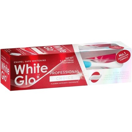 Отбеливающая зубная паста Professional Choice Extra Strength, White Glo
Отбеливающая зубная паста Professional Choice Extra Strength, White Glo