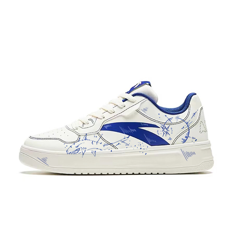 ANTA Кроссовки Life Collection с низким верхом, противоскользящие и износостойкие, мужские, белого и синего цвета
ANTA Кроссовки Life Collection с низким верхом, противоскользящие и износостойкие, мужские, белого и синего цвета