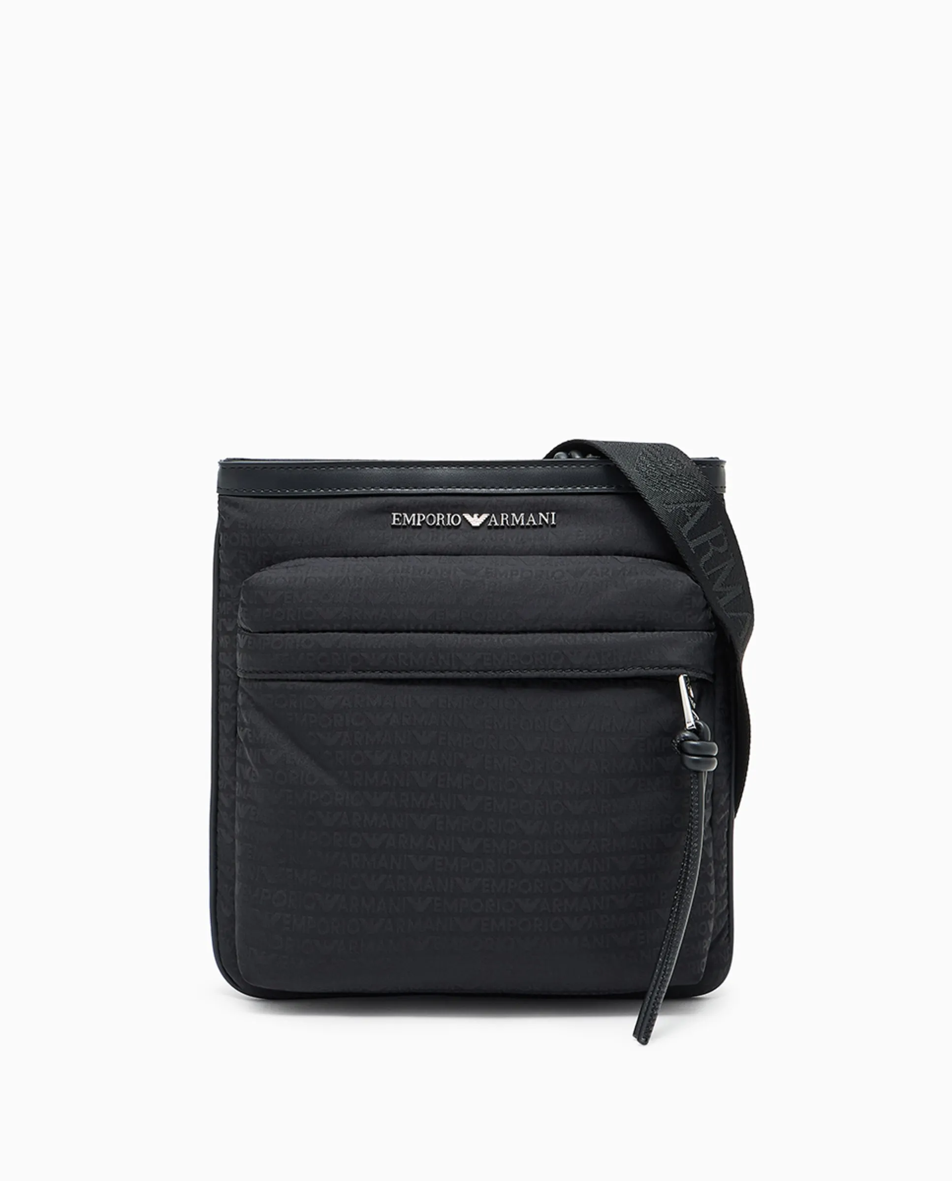 Мужская бандольера из жаккардовой ткани с логотипом по всей поверхности Emporio Armani, черный
Мужская бандольера из жаккардовой ткани с логотипом по всей поверхности Emporio Armani, черный
