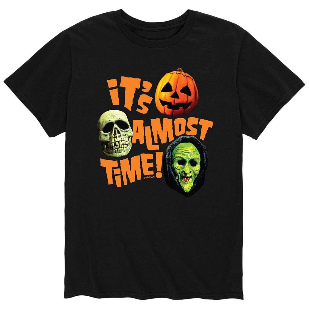 Мужская футболка «Это почти время» Licensed Character, черный 
Мужская футболка «Это почти время» Licensed Character, черный