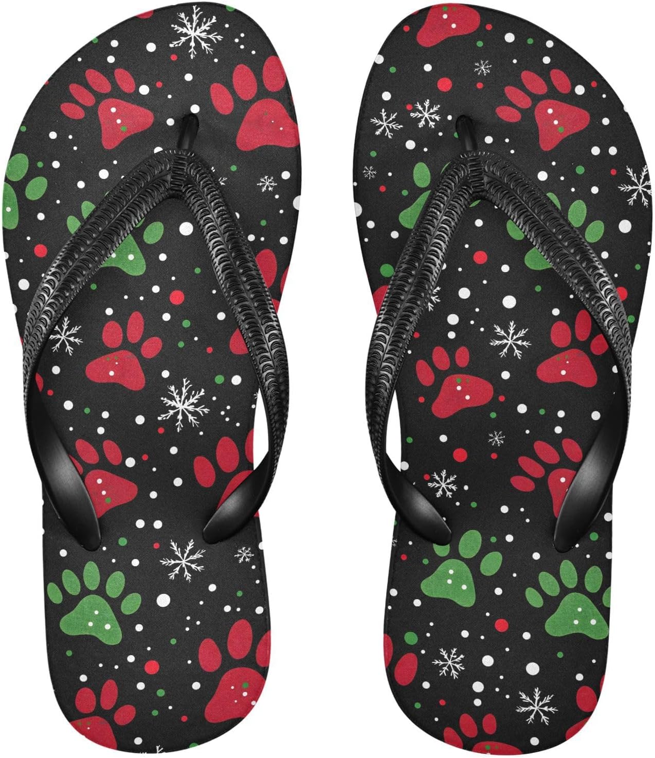 Красные и зеленые следы лап, снежинка, пляжные шлепанцы, летние повседневные сандалии для женщин и мужчин 20860586 Kfbe
Красные и зеленые следы лап, снежинка, пляжные шлепанцы, летние повседневные сандалии для женщин и мужчин 20860586 Kfbe