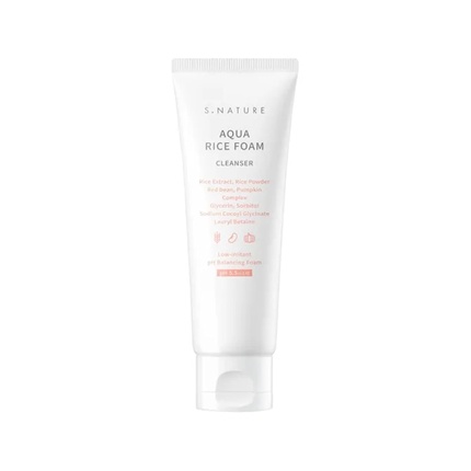 Очищающая пенка Aqua Rice Foam Cleanser 80 мл с экстрактом риса и рисовой пудрой S.Nature
Очищающая пенка Aqua Rice Foam Cleanser 80 мл с экстрактом риса и рисовой пудрой S.Nature