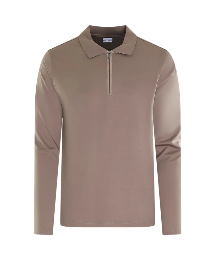 Поло с застежкой-молнией до середины груди, коричневого цвета. Pal Zileri, коричневый
Поло с застежкой-молнией до середины груди, коричневого цвета. Pal Zileri, коричневый