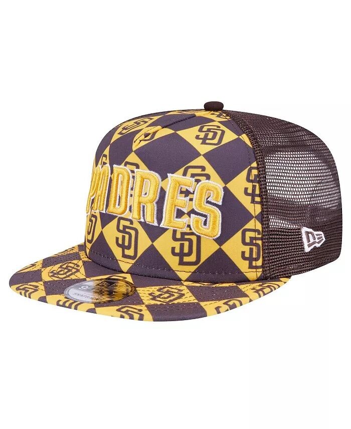 Мужская коричневая бейсболка San Diego Padres Seeing Diamonds A-Frame Trucker 9FIFTY Snapback New Era
Мужская коричневая бейсболка San Diego Padres Seeing Diamonds A-Frame Trucker 9FIFTY Snapback New Era