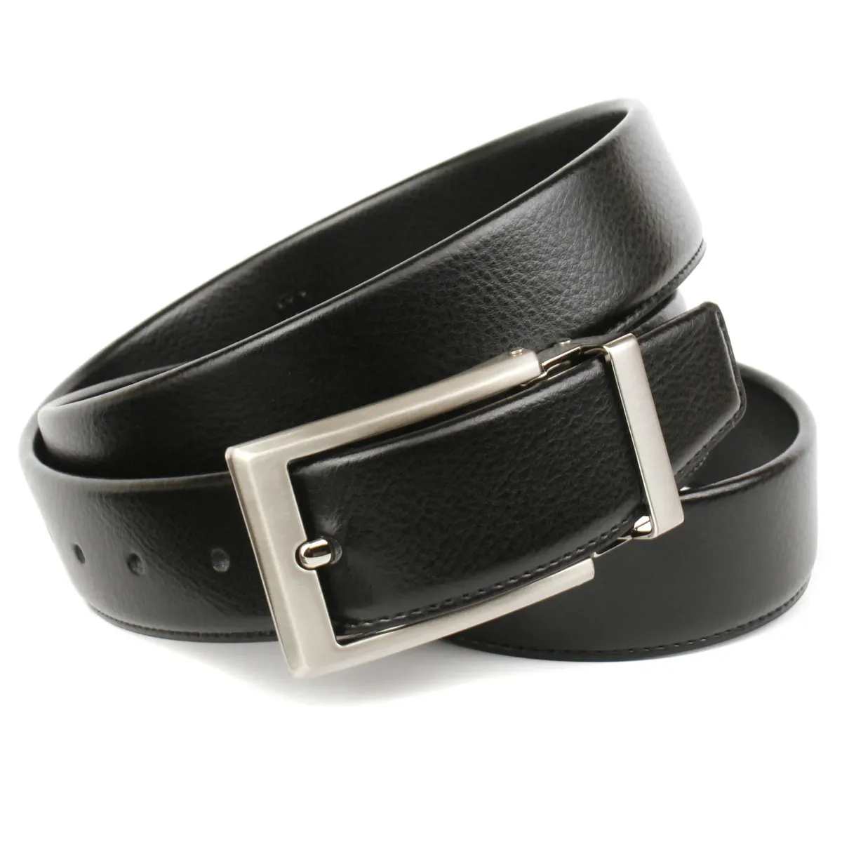 Кожаный ремень Anthoni Crown для классического делового образа, черный
Кожаный ремень Anthoni Crown для классического делового образа, черный