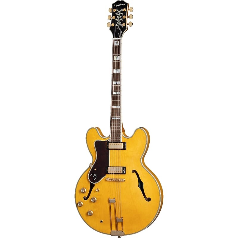 Электрогитара Epiphone Sheraton Semi-Hollowbody Electric Guitar 
Электрогитара Epiphone Sheraton Semi-Hollowbody Electric Guitar