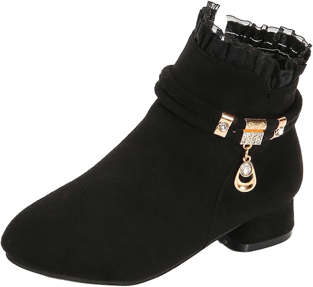 Девочкам низкие каблуки ботильоны на молнии с боку, замшевые, теплые, для улицы, короткие ботинки для езды, осень-зима, удобные праздничные ботильоны Generic, Black
Девочкам низкие каблуки ботильоны на молнии с боку, замшевые, теплые, для улицы, короткие ботинки для езды, осень-зима, удобные праздничные ботильоны Generic, Black