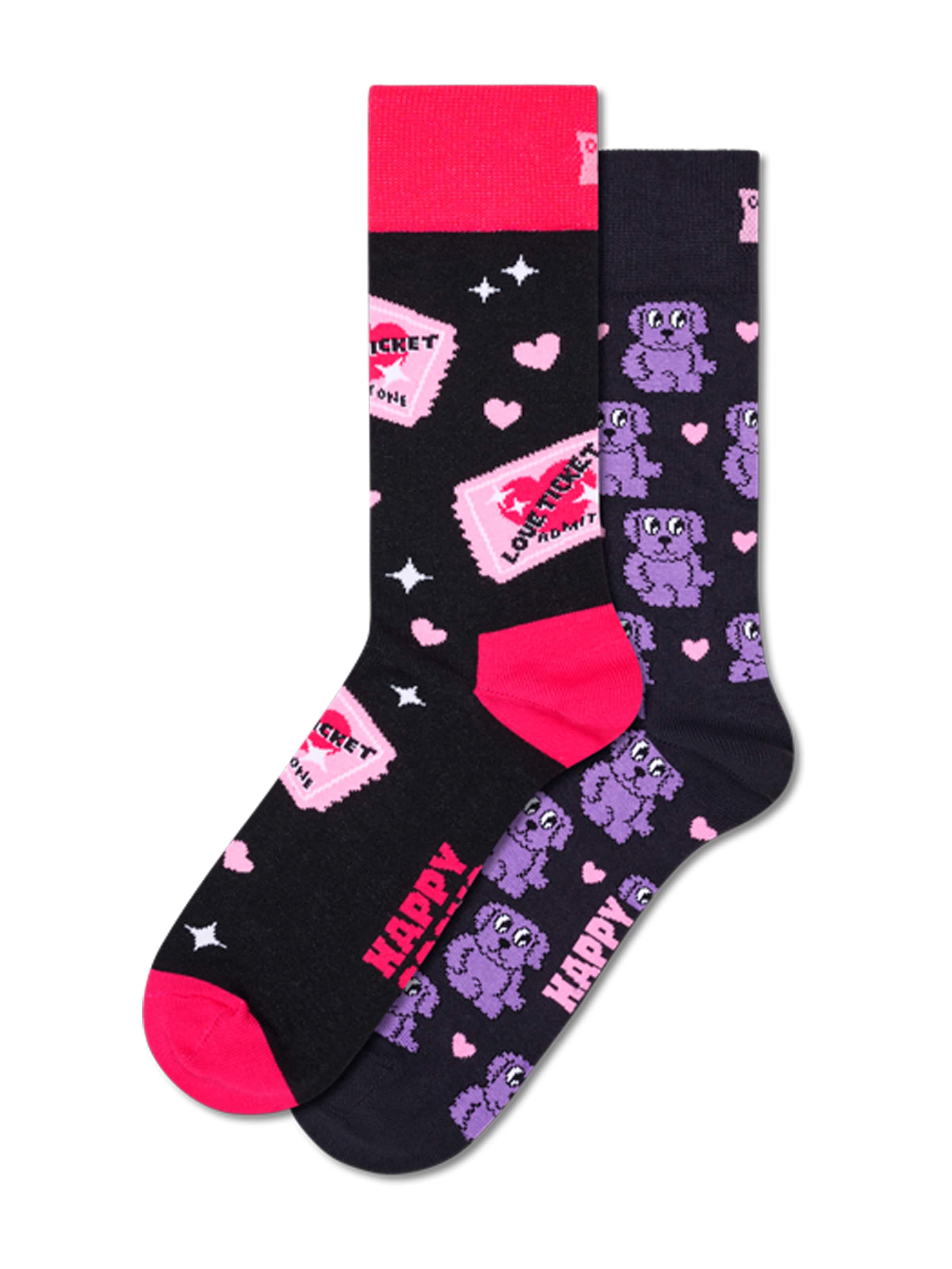 Happy Socks Носки 'Love Tickets' в черном цвете
Happy Socks Носки 'Love Tickets' в черном цвете