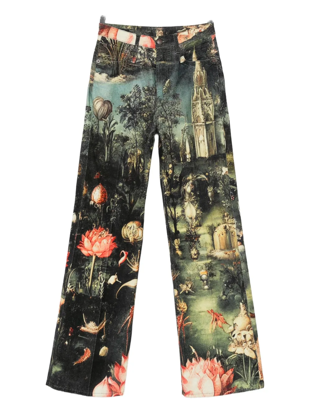 Брюки Charlotte прямого кроя R13, зеленый
Брюки Charlotte прямого кроя R13, зеленый