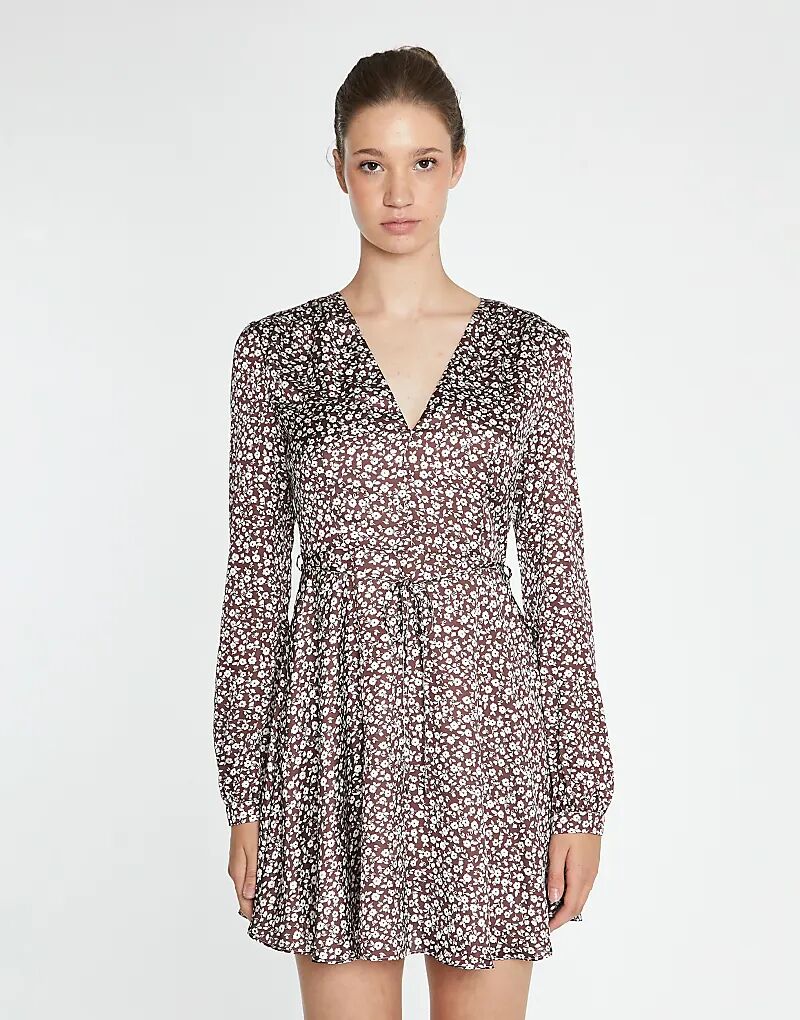 Glamorous мини-платье с завязкой на талии и длинными рукавами в мелкий коричневый цвет
Glamorous мини-платье с завязкой на талии и длинными рукавами в мелкий коричневый цвет