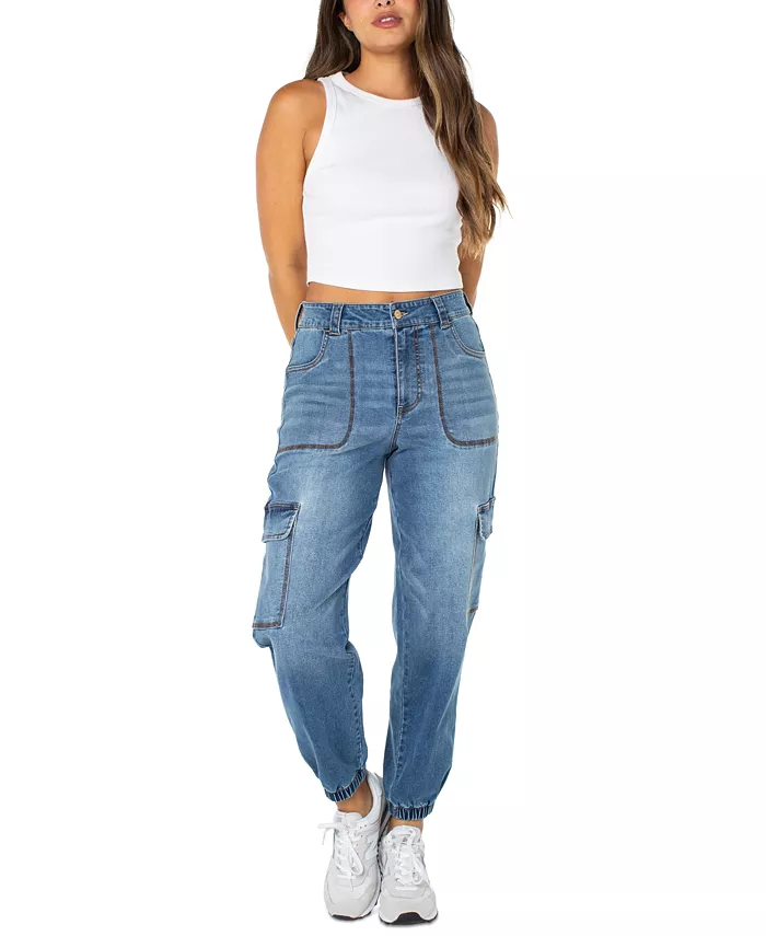 Джинсы-джоггеры с высокой посадкой и карманами, для подростков Celebrity Pink, синий
Джинсы-джоггеры с высокой посадкой и карманами, для подростков Celebrity Pink, синий