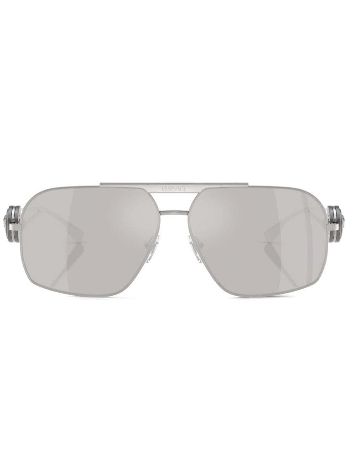 Солнцезащитные очки-пилоты с декором Medusa Versace Eyewear, серебристый
Солнцезащитные очки-пилоты с декором Medusa Versace Eyewear, серебристый