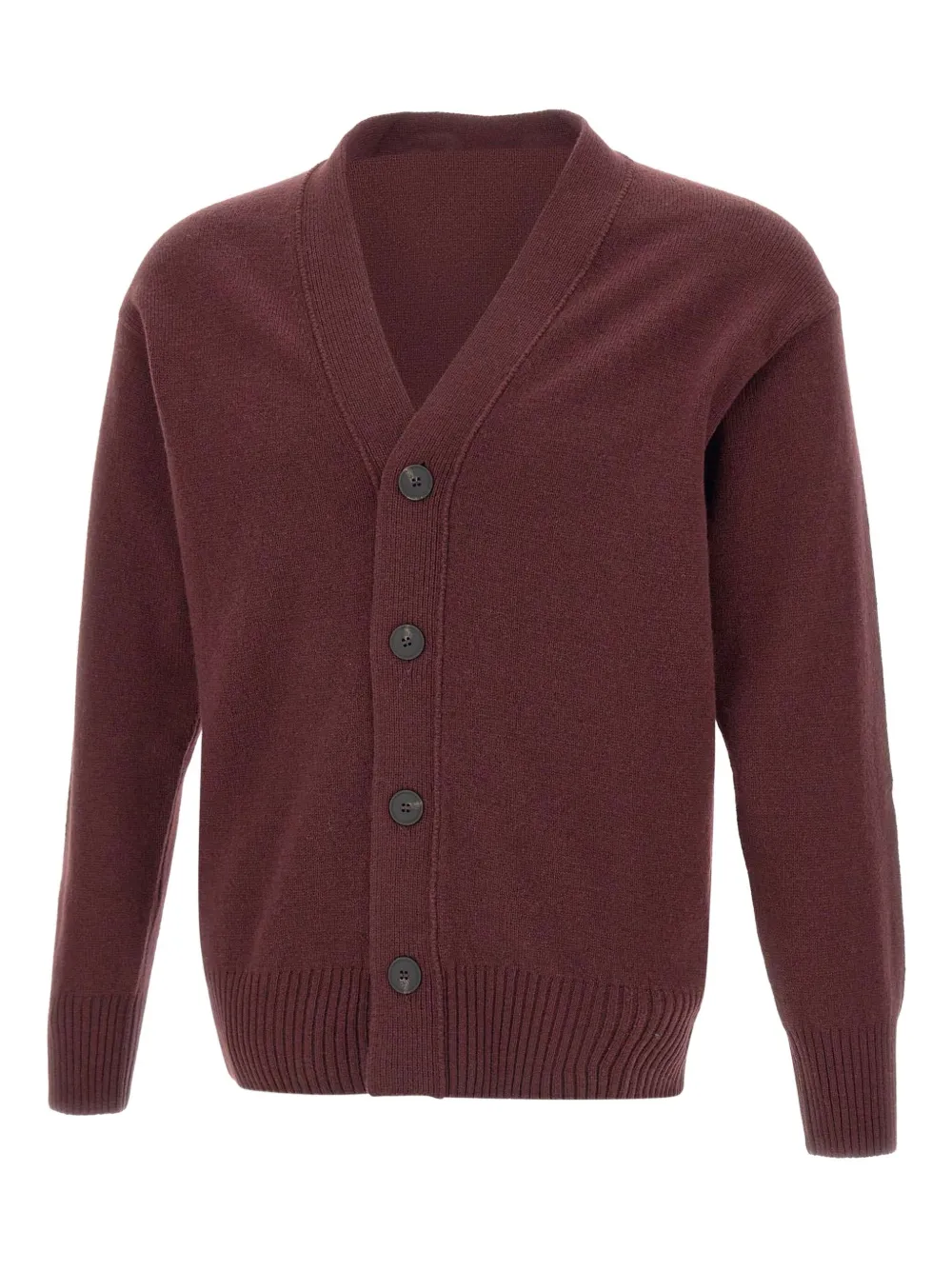 Кардиган в рубчик с V-образным вырезом Gran Sasso, красный
Кардиган в рубчик с V-образным вырезом Gran Sasso, красный