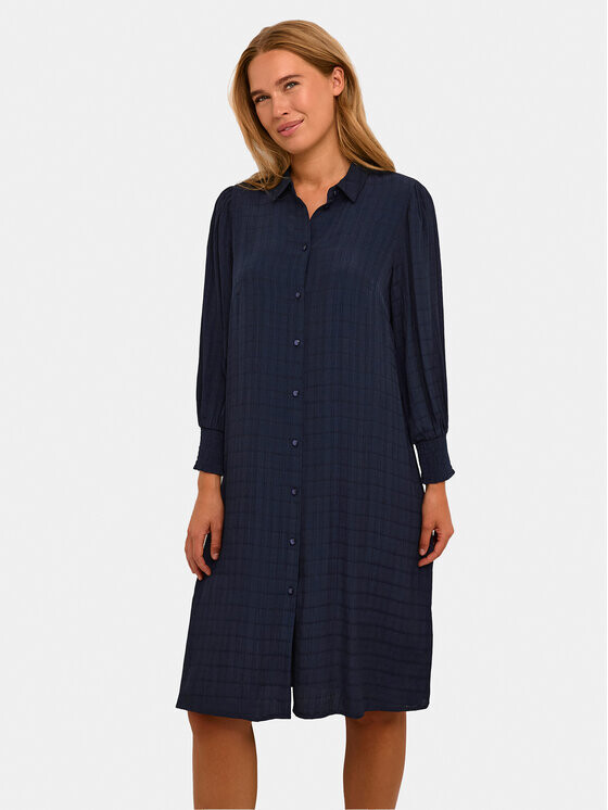 Платье-рубашка стандартного кроя Kaffe, синий
Платье-рубашка стандартного кроя Kaffe, синий