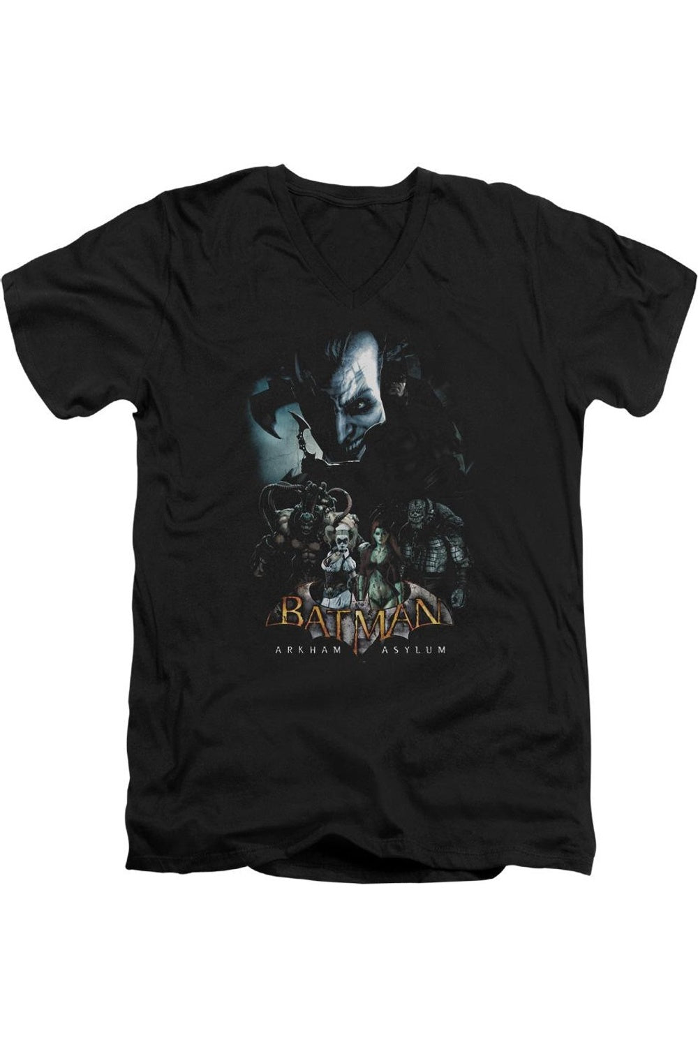 Футболка / футболка Batman Arkham Asylum Five Against One с коротким рукавом и V-образным вырезом для взрослых Gildan, черный
Футболка / футболка Batman Arkham Asylum Five Against One с коротким рукавом и V-образным вырезом для взрослых Gildan, черный