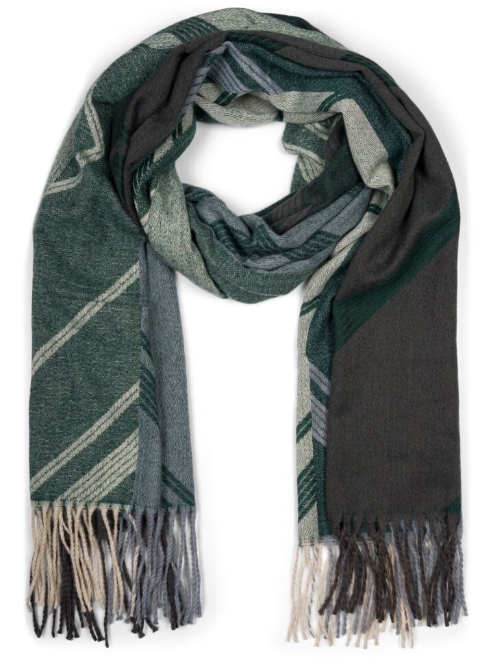 Шарф styleBREAKER, цвет dunkelgrün/beige/grau
Шарф styleBREAKER, цвет dunkelgrün/beige/grau