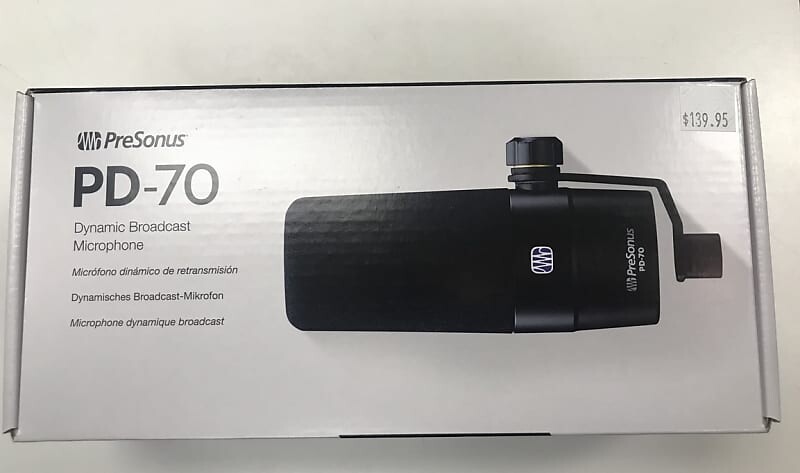 Динамический микрофон PreSonus PD-70 Cardioid Broadcast Dynamic Microphone
Динамический микрофон PreSonus PD-70 Cardioid Broadcast Dynamic Microphone