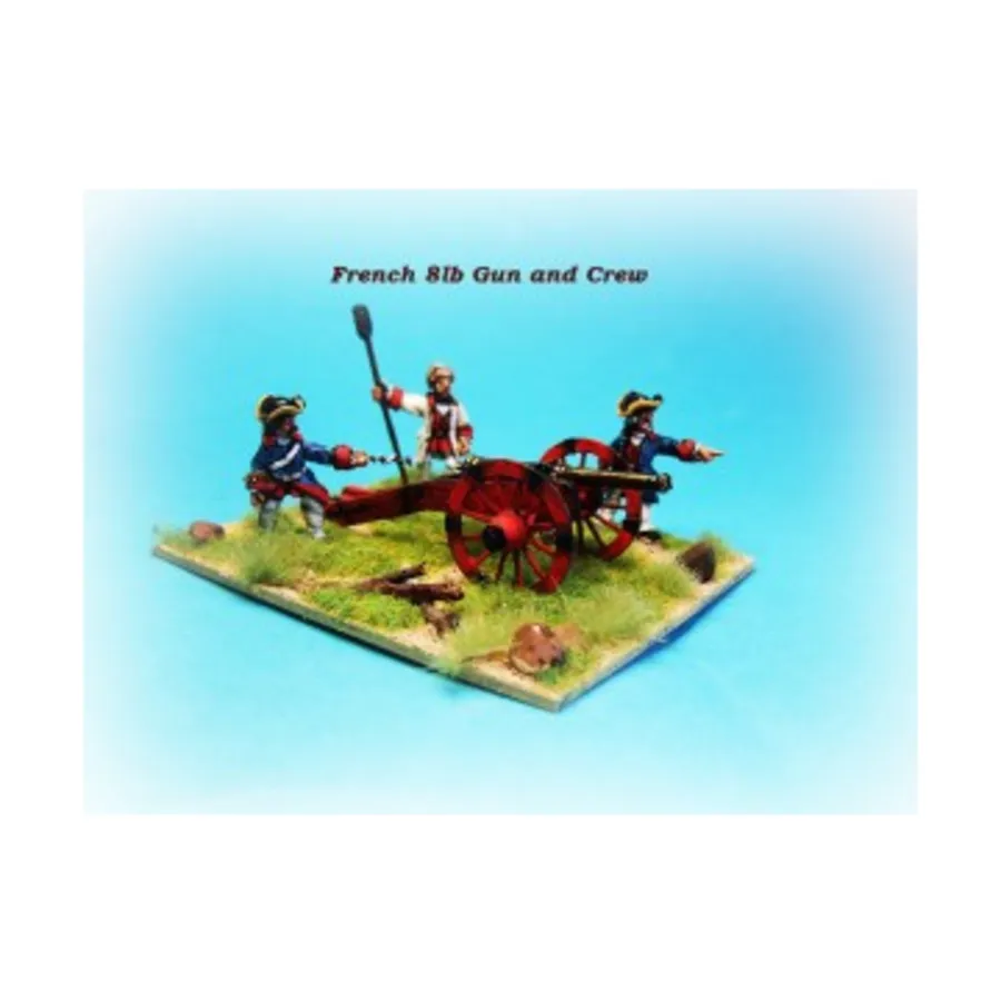 Французский 8 фунтов. Пистолет с экипажем, French & Indian War 1754-1763 (28mm)
Французский 8 фунтов. Пистолет с экипажем, French & Indian War 1754-1763 (28mm)