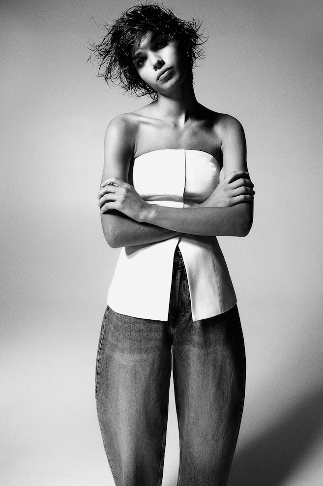 Высокие джинсы Barrel H&M, синий
Высокие джинсы Barrel H&M, синий