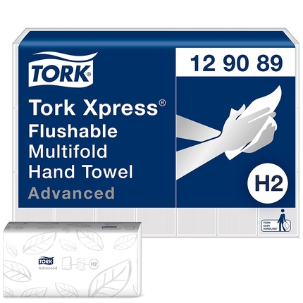 Xpress Soft Multifold бумажные полотенца для рук быстрорастворимые 129089 - H2 Tork
Xpress Soft Multifold бумажные полотенца для рук быстрорастворимые 129089 - H2 Tork