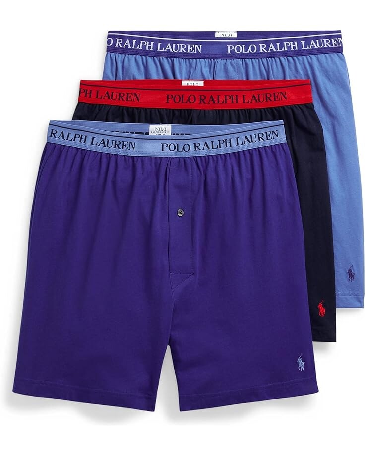Боксеры Polo Ralph Lauren Classic Fit w/ Wicking 3-Pack Knit, цвет Cruise Navy/Aerial Blue/Rugby Royal
Боксеры Polo Ralph Lauren Classic Fit w/ Wicking 3-Pack Knit, цвет Cruise Navy/Aerial Blue/Rugby Royal