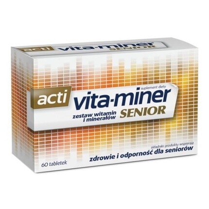 Acti Vita-Miner Senior 60 таблеток для людей старше 50 лет Aflofarm Farmacja
Acti Vita-Miner Senior 60 таблеток для людей старше 50 лет Aflofarm Farmacja