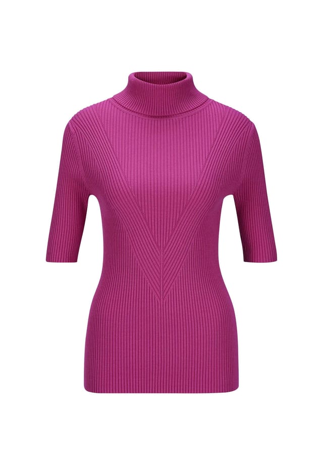 Свитер ребристого плетения с короткими рукавами Madeleine, пурпурный
Свитер ребристого плетения с короткими рукавами Madeleine, пурпурный