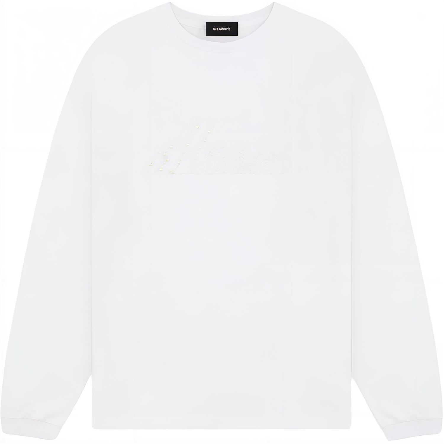 Футболка с искусственным жемчугом WE11DONE, белый
Футболка с искусственным жемчугом WE11DONE, белый