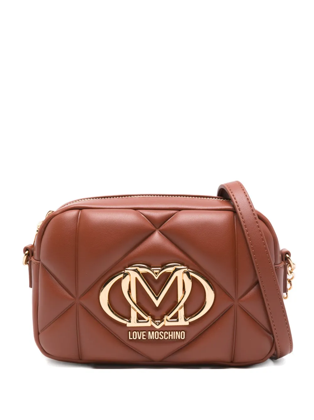 Стеганая сумка на плечо с логотипом Love Moschino, коричневый
Стеганая сумка на плечо с логотипом Love Moschino, коричневый