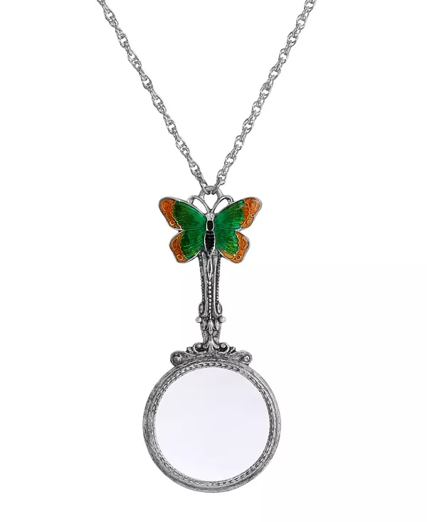 Серебряное ожерелье с бабочкой и увеличительным стеклом 2028, multi
Серебряное ожерелье с бабочкой и увеличительным стеклом 2028, multi