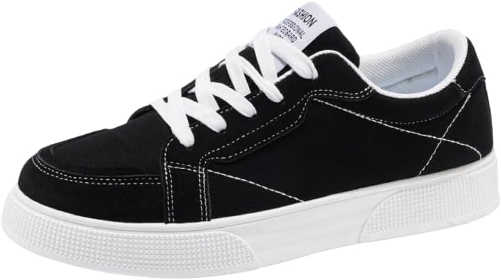 Мужские повседневные кроссовки- черно-белые низкие модели на шнуровке с резиновой подошвой, удобные для повседневной носки, бега и повседневного стиля Clolinde
Мужские повседневные кроссовки- черно-белые низкие модели на шнуровке с резиновой подошвой, удобные для повседневной носки, бега и повседневного стиля Clolinde