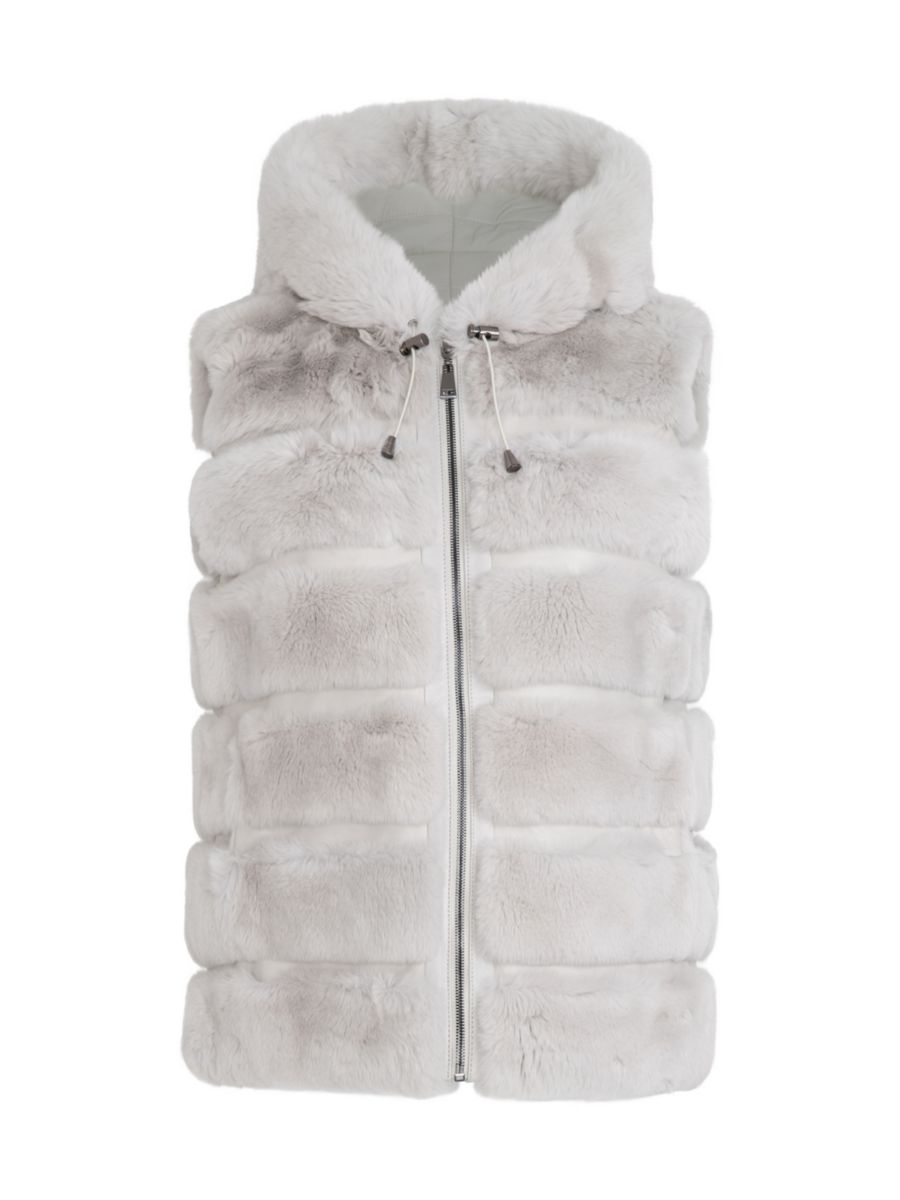 Двусторонний жилет из овчины с капюшоном WOLFIE FURS, цвет Platinum
Двусторонний жилет из овчины с капюшоном WOLFIE FURS, цвет Platinum