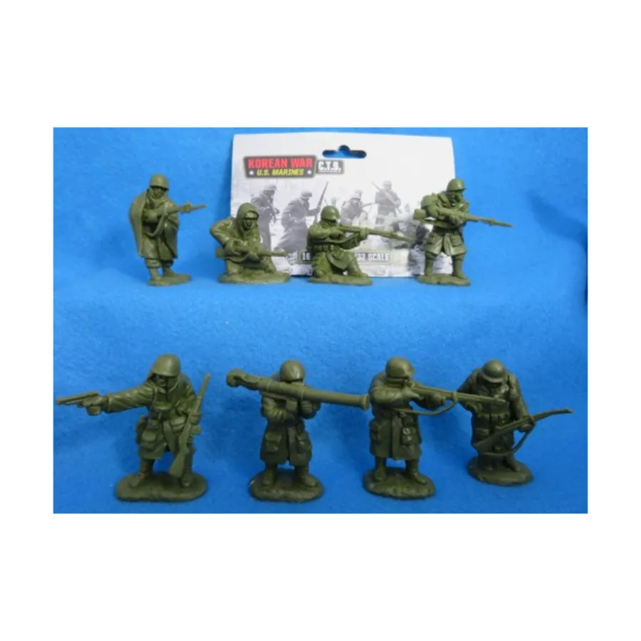 Корейская война Морская пехота США, Korean War Miniatures (1:32) (Classic Toy Soldiers)
Корейская война Морская пехота США, Korean War Miniatures (1:32) (Classic Toy Soldiers)