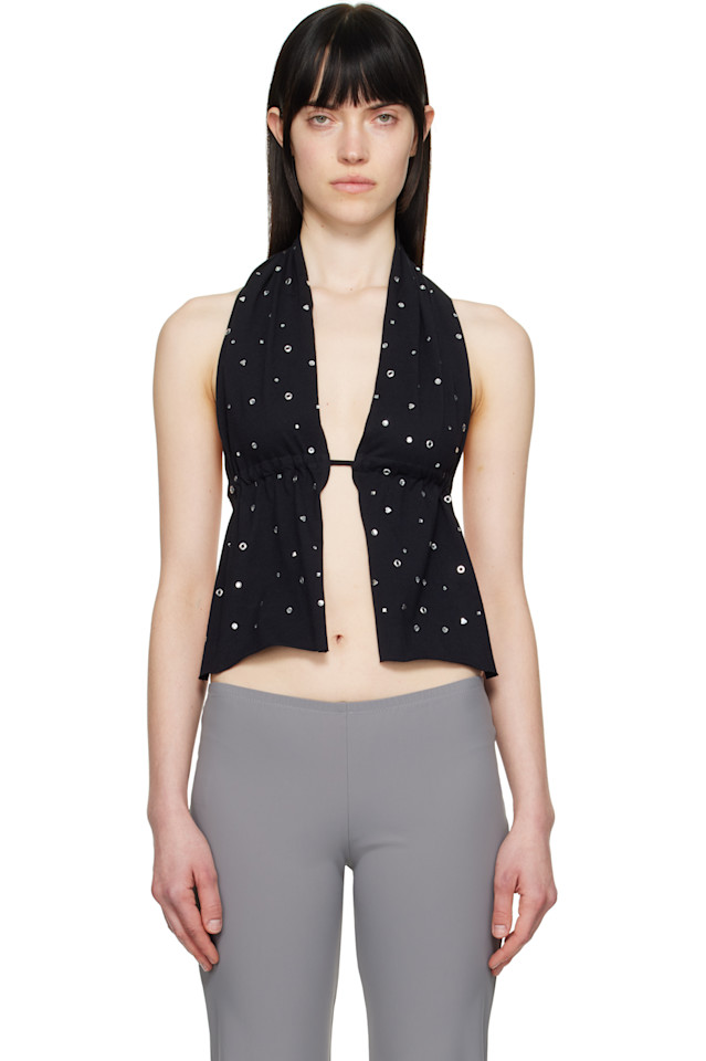 Эксклюзивный черный топ Mia от Ssense Gimaguas, черный
Эксклюзивный черный топ Mia от Ssense Gimaguas, черный